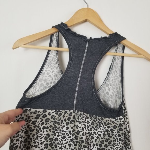 Splendid animal printed racer back tank to size XS (232) - Picture 6 of 7